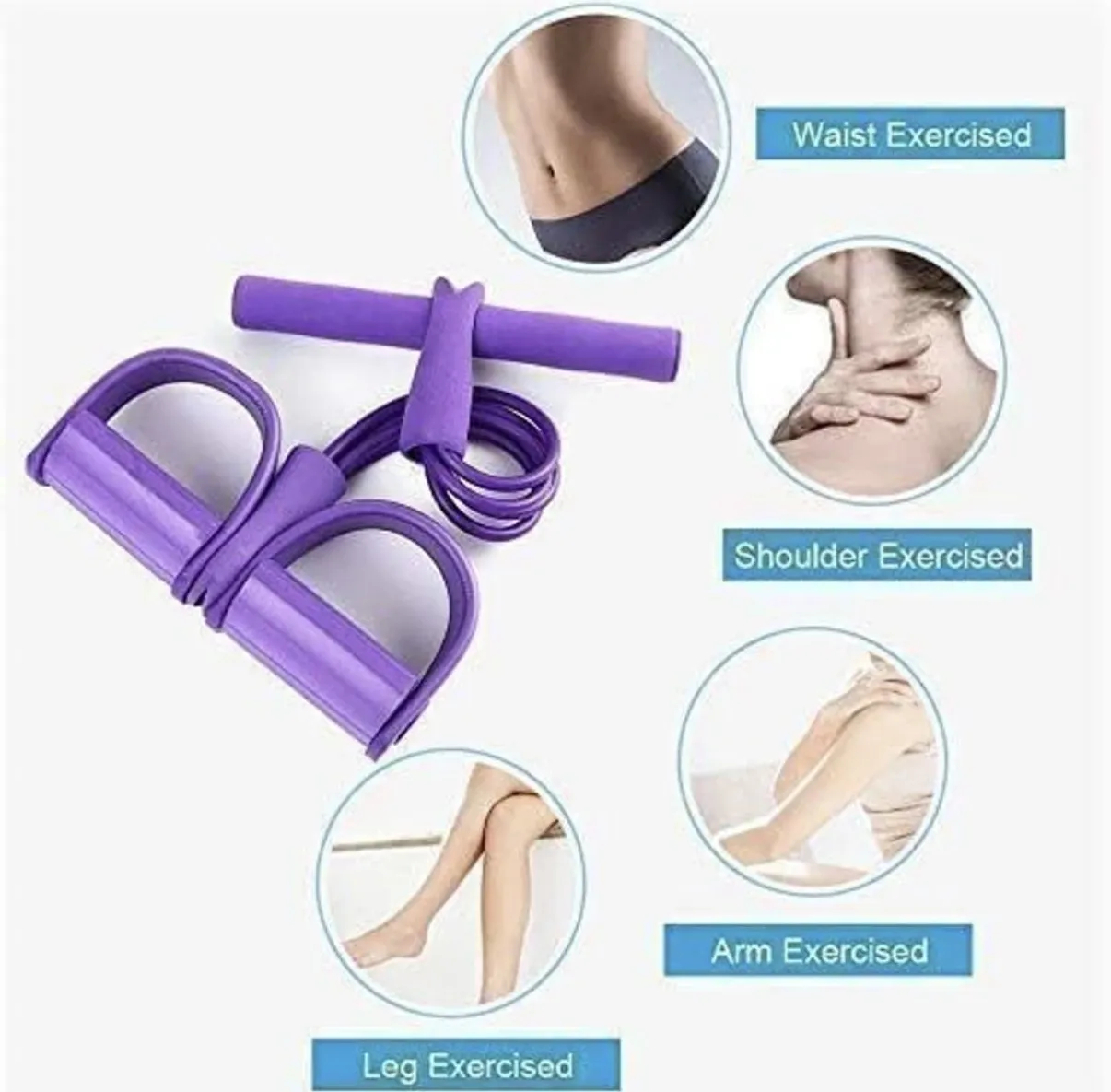 Pull reducer training bands body pedal exerciser