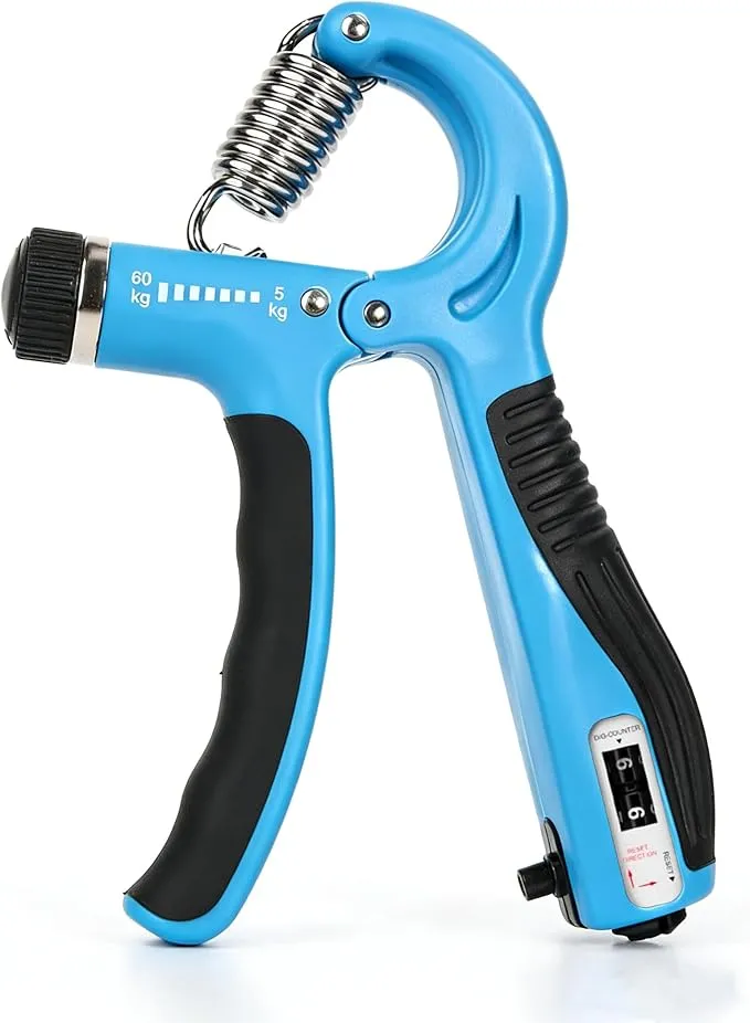 Adjustable Resistance 11-132lbs/5-60kg Hand Gripper