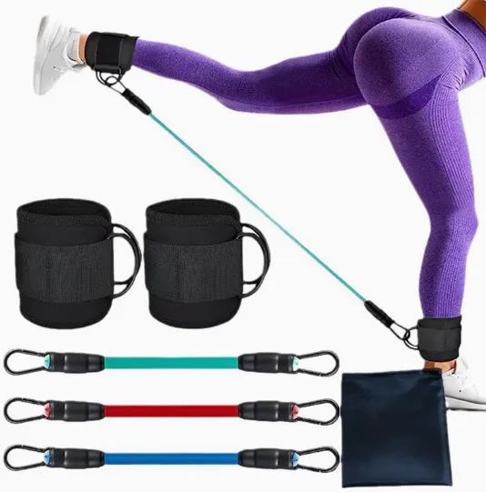 Ankle Resistance Bands with Cuffs
