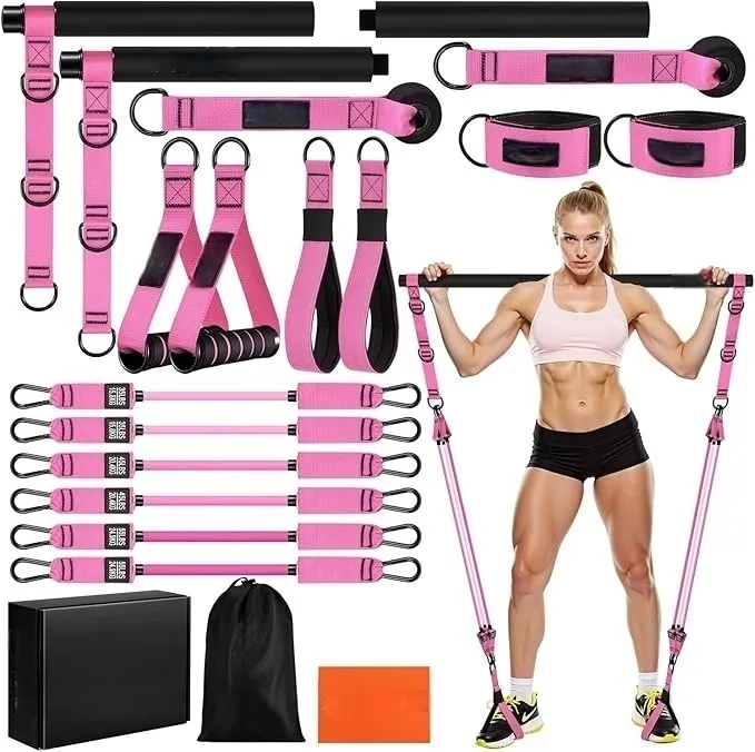 Pilates Bar Kit with Resistance Bands