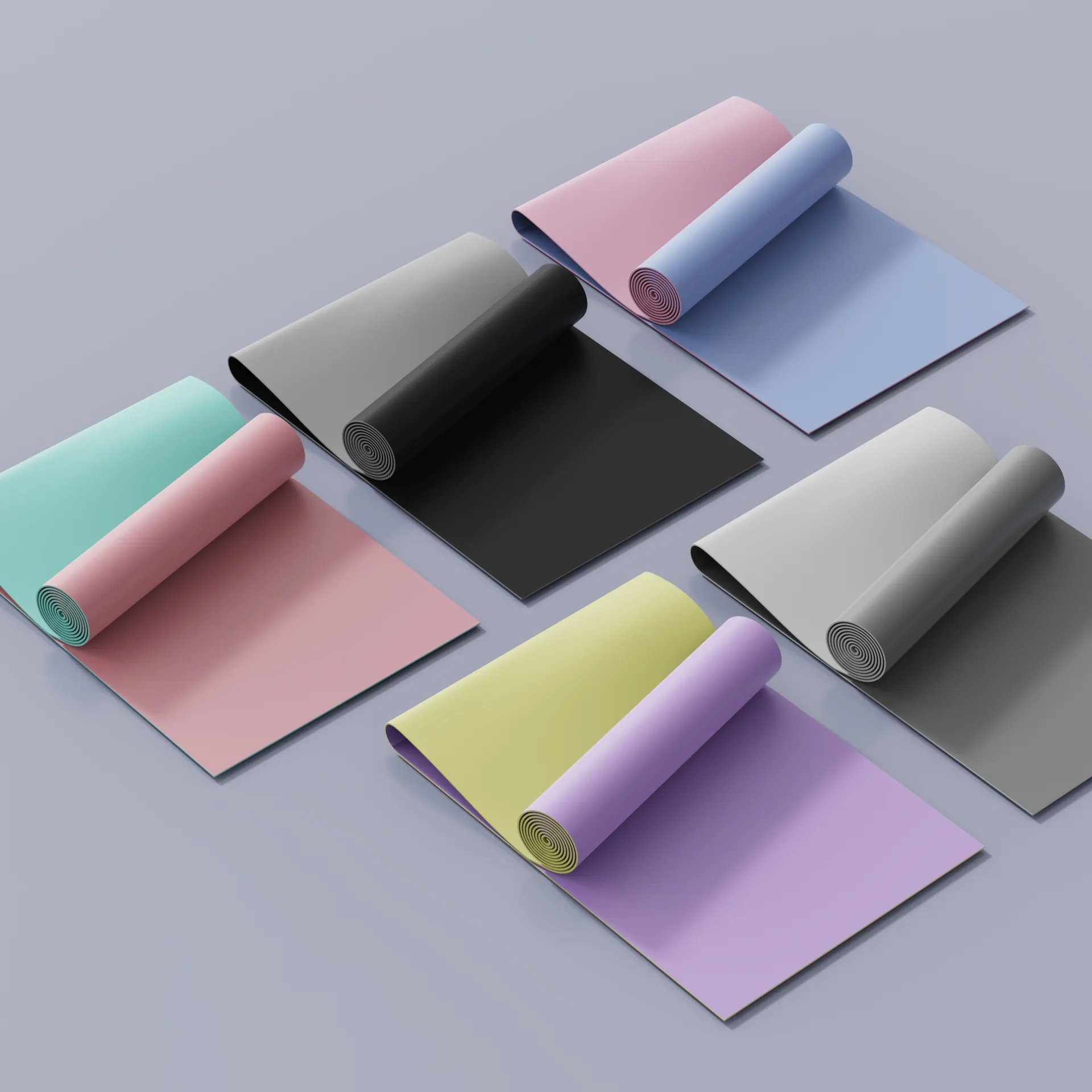 Yoga resistance band with double color