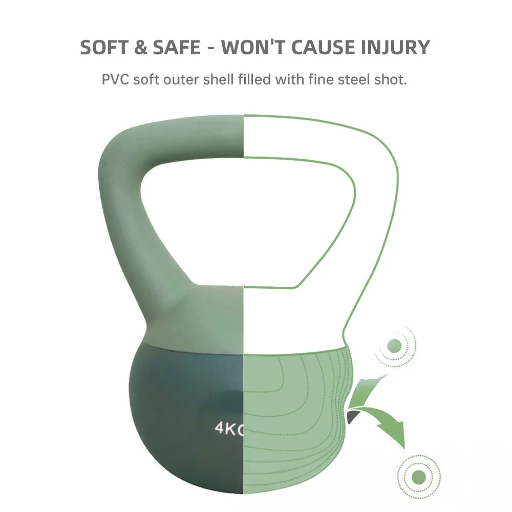 Soft Kettlebell Women's Fitness Professional Hip Training Swing Anti-slip Handle Slim Arm Squat Power Body