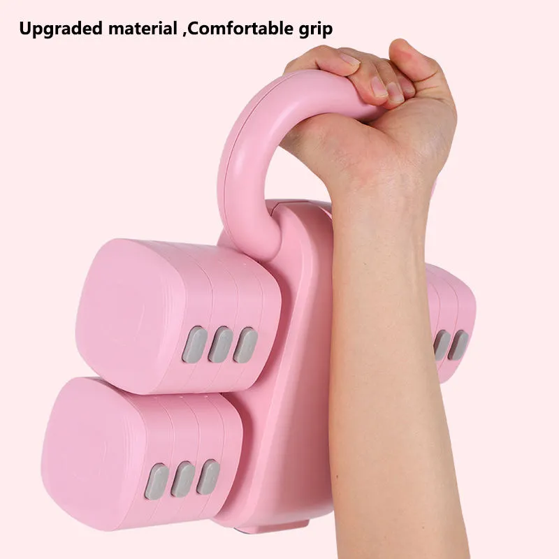 2-In-1 Free Weights Dumbbells Custom Logo Home Use Adjustable Fitness Kettlebell Dumbbell Set