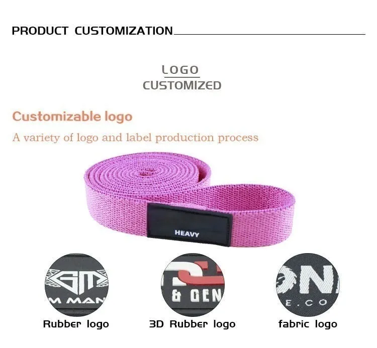 Long Resistance Bands – Set of 3 Fabric Strength Bands for Mobility, Stretching, Pull-Up Assist