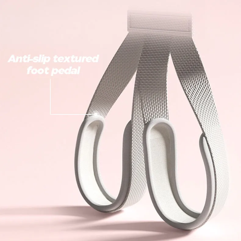 Heavy Duty Elastic Pedal Resistance Band With Non-Slip Handle for Sit up Ab Exercise Resistance Band